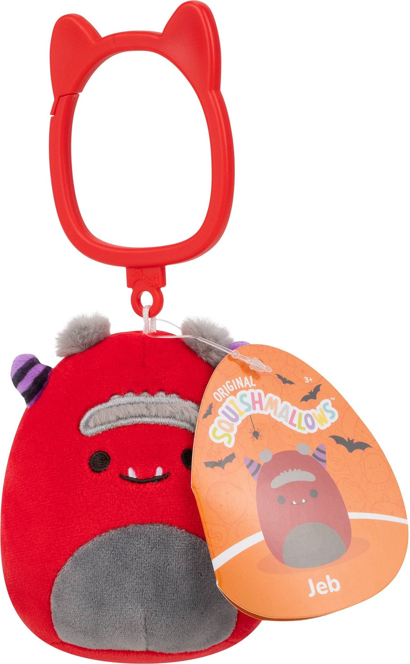 Squishmallows 9 cm Halloween Clip On Jeb