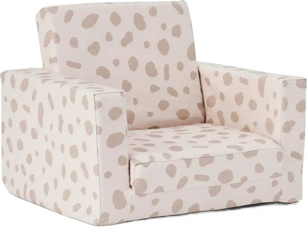 Kids Concept Fåtölj Vikbar Prick Armchair Foldable Dot Beige