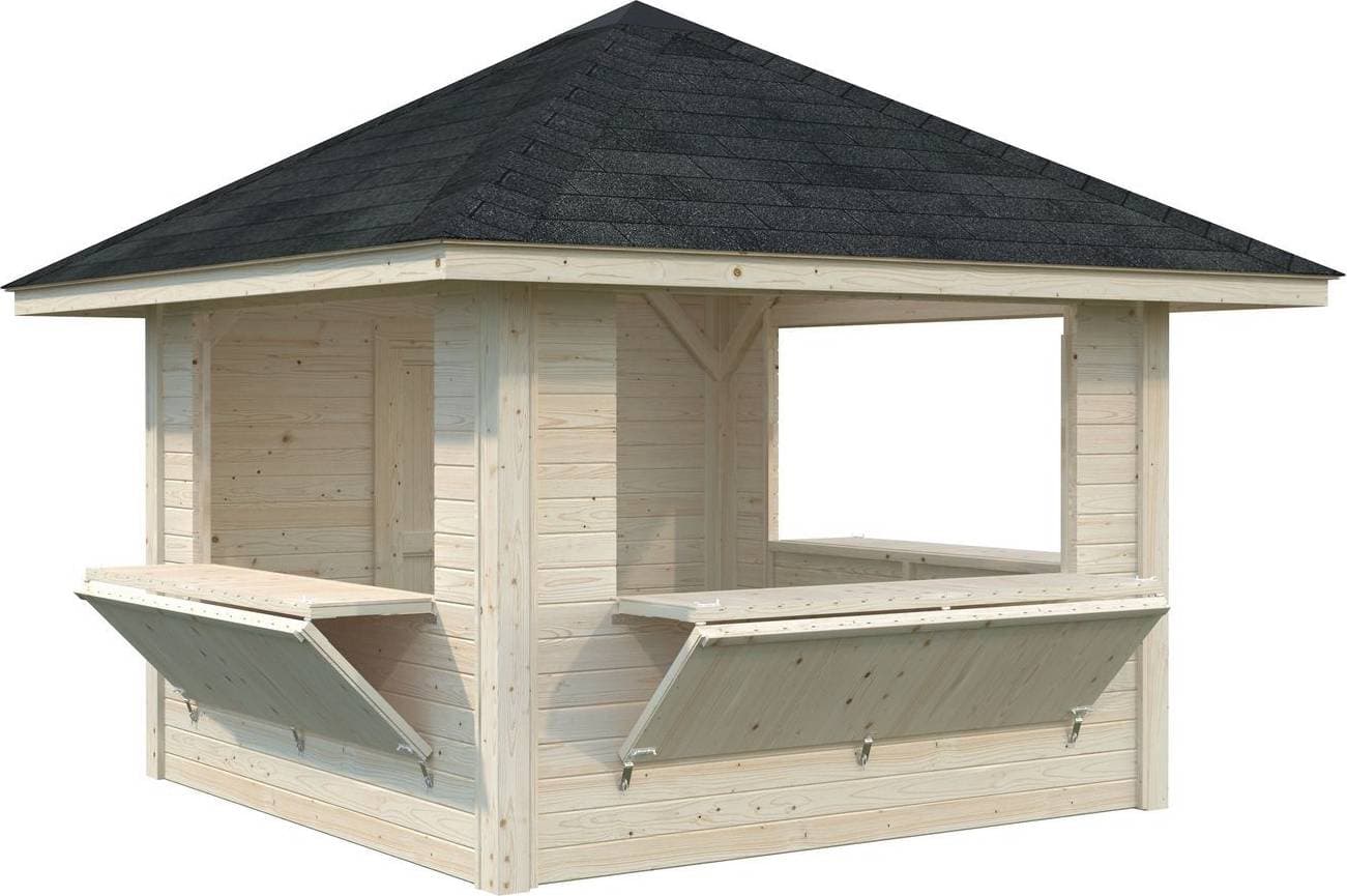 Palmako Paviljong Bianca Set 106 8.3m² Obehandlad (Byggnadsarea )