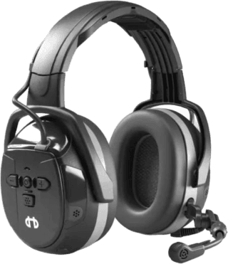 Hellberg Safety Hörselkåpa Xstream LD Hjässbygel - Grå