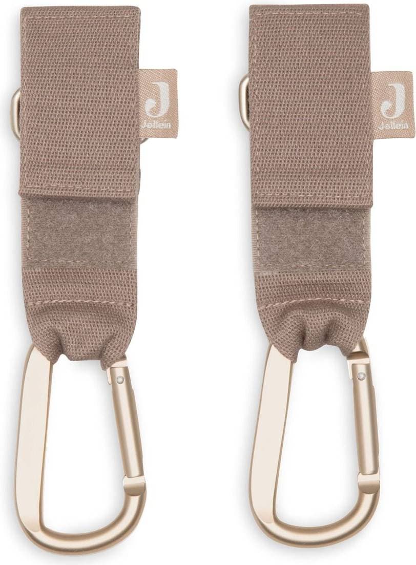 Jollein Barnvagnskrokar Milky Coffee