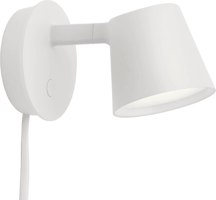 Muuto Tip Vägglampa White Väggarmatur ∅ 9.5cm