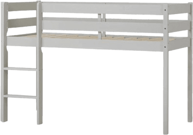 HoppeKids ECO Comfort Mid Sleeper Bed Dove Grey 81x166cm