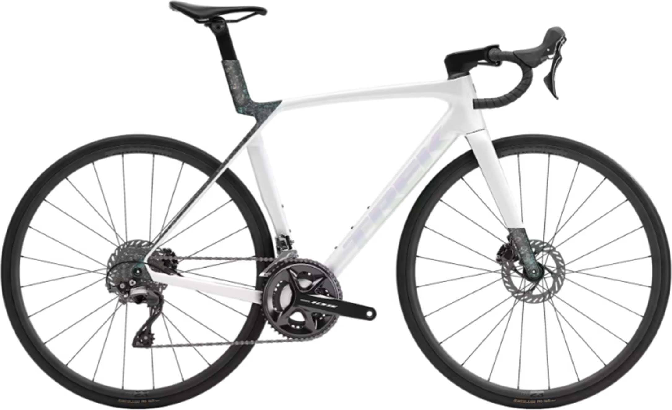 Trek Madone SL 5 105 Racercykel Gloss Crystal White Matte Deep Smoke