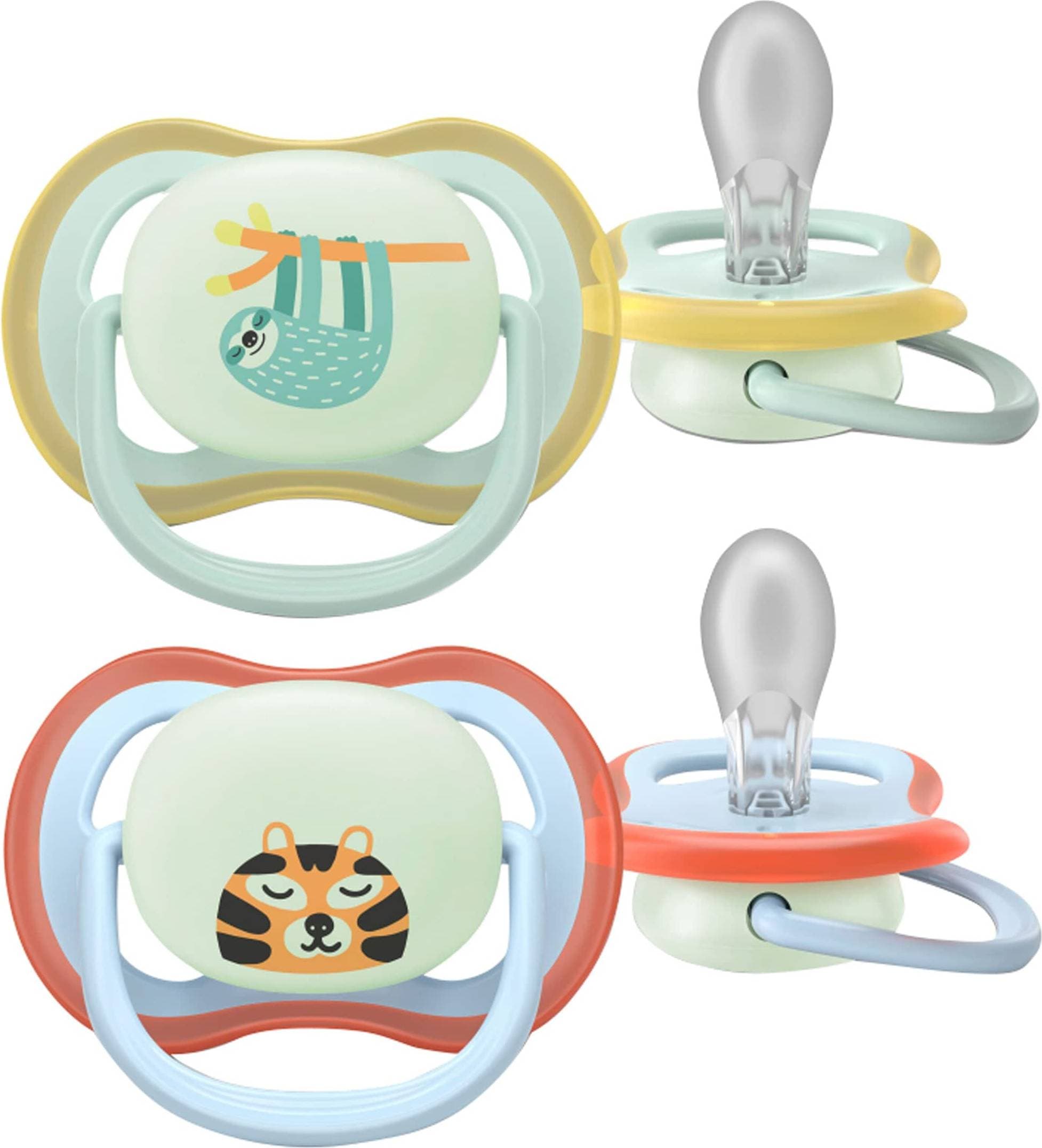 Philips Avent Ultra Air Napp 0-6m Ljusblå Ljusgrön 2-Pack