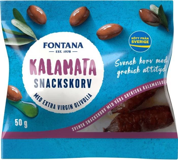 Fontana Snackskorv Kalamata 50g
