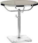 Dux Pronto XL Ø 70 cm Fot Vit Marmor Sängbord 70x70cm
