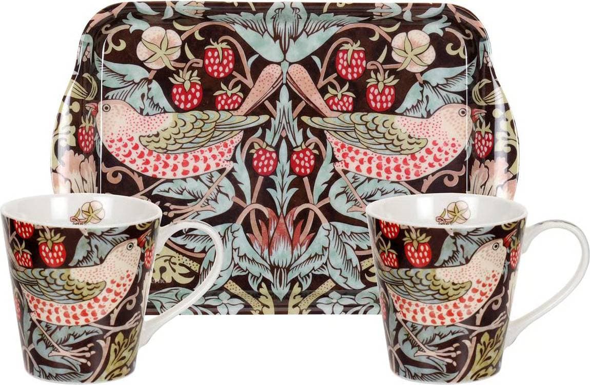 Pimpernel Mugg Och Brickset Strawberry Thief 18cl 20.3 x 17.8cm Servis 3st