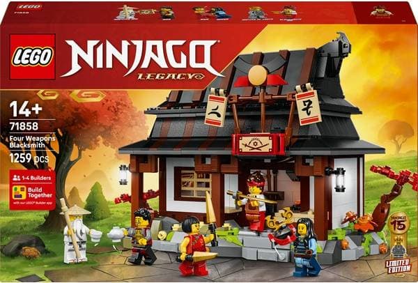 LEGO Ninjago 71858 15-årsjubileum De Fyra Vapnens Smedja