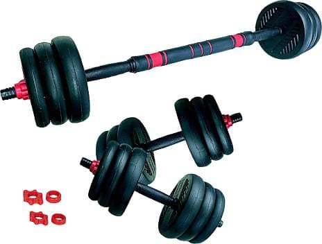 ASG Justerbart Viktset 15 Kg Svart Röd