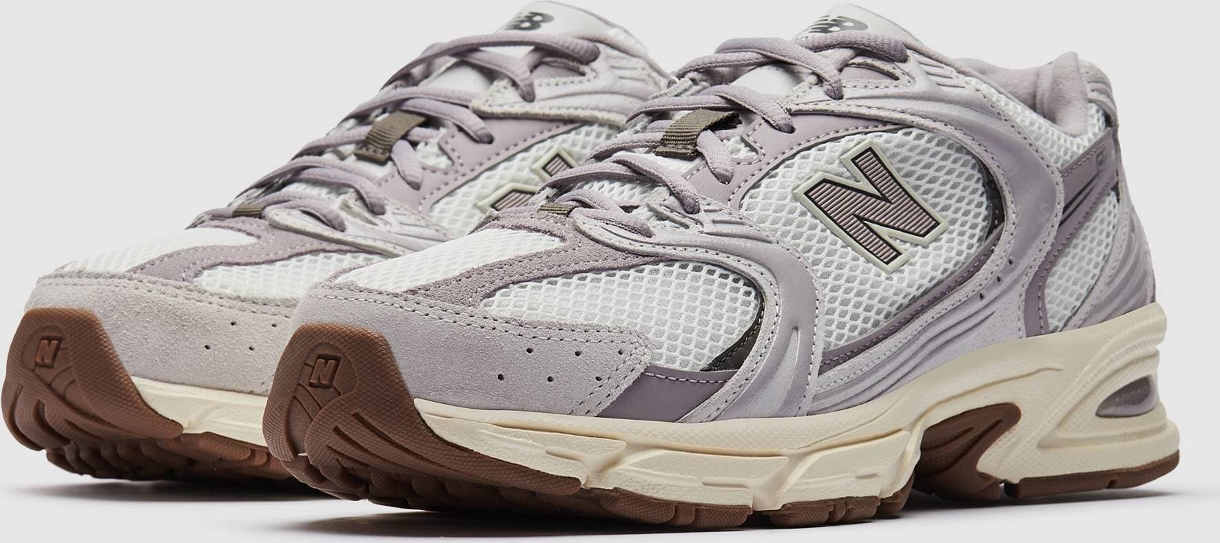 New Balance Låg Sneaker 530 Kräm Ljusgrå Mauve - Grå Mocka/Mesh