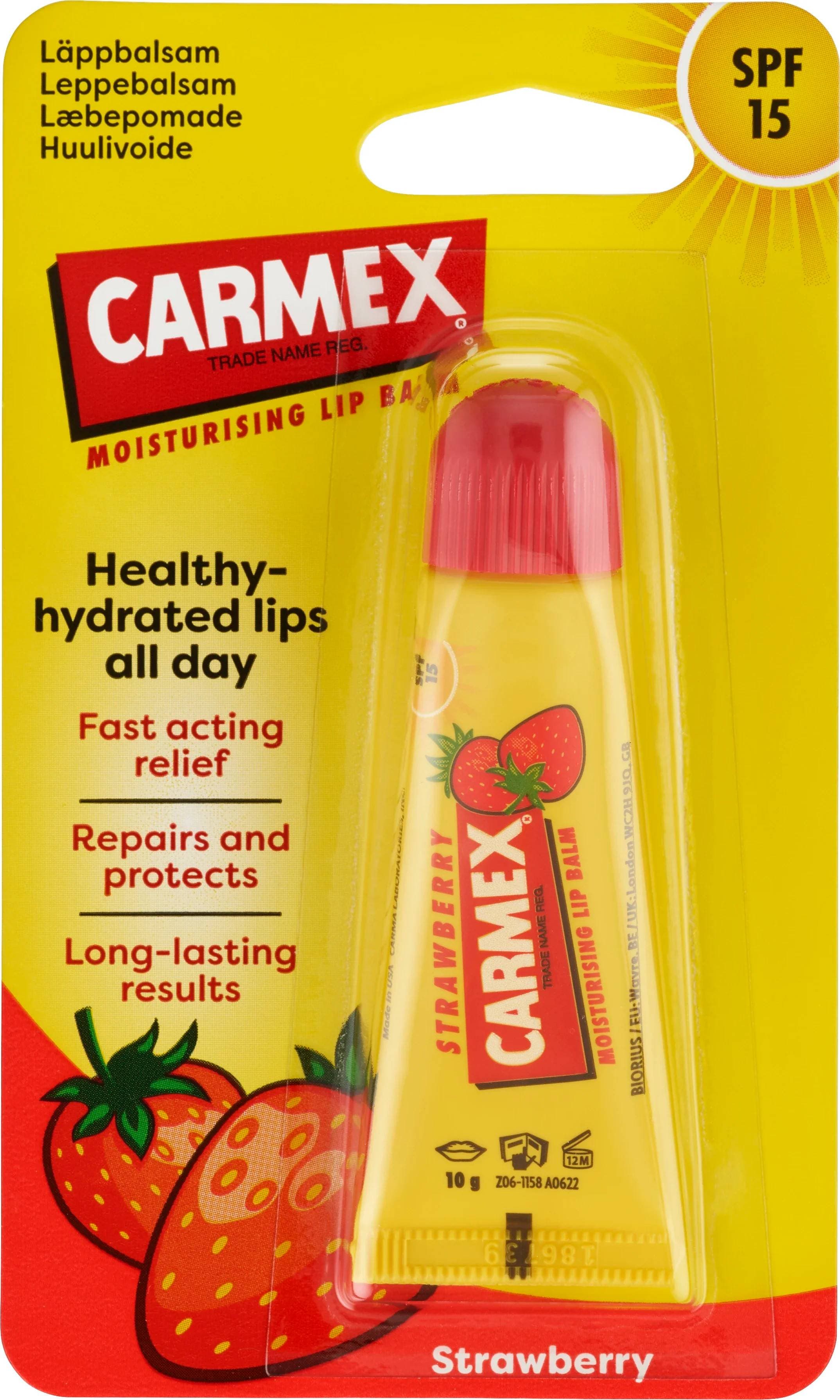 Carmex Strawberry Tube 10 g Multi
