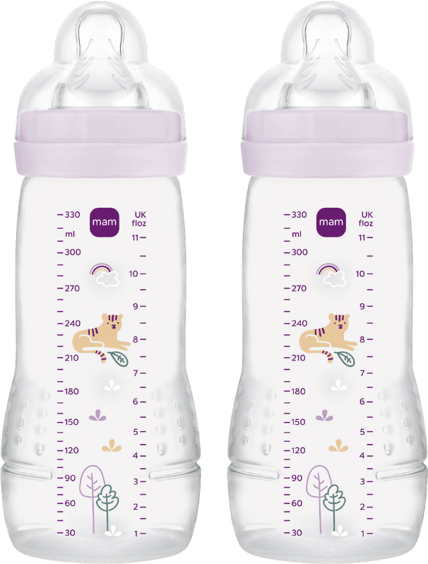 Mam Easy Active Pink Nappflaska 330ml 2pk Pink