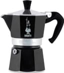 Bialetti Mokabryggare 3 Koppar Svart