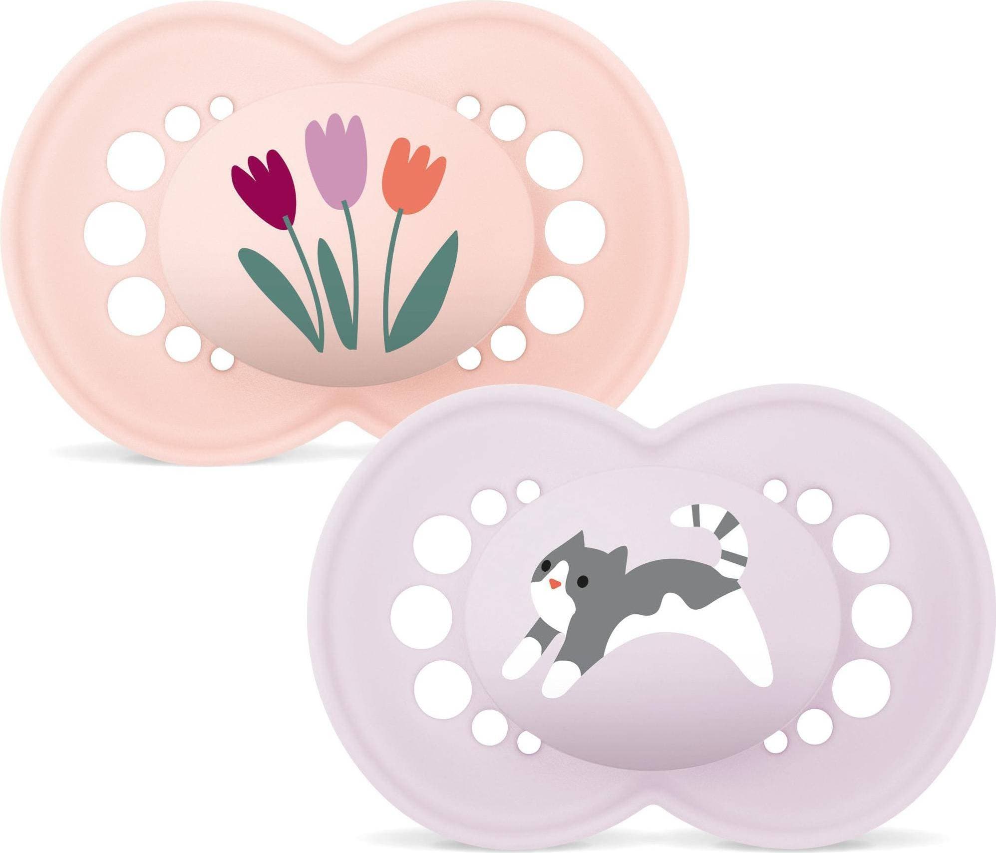Mam Original Silk Pacifiers Pink 2-Pack