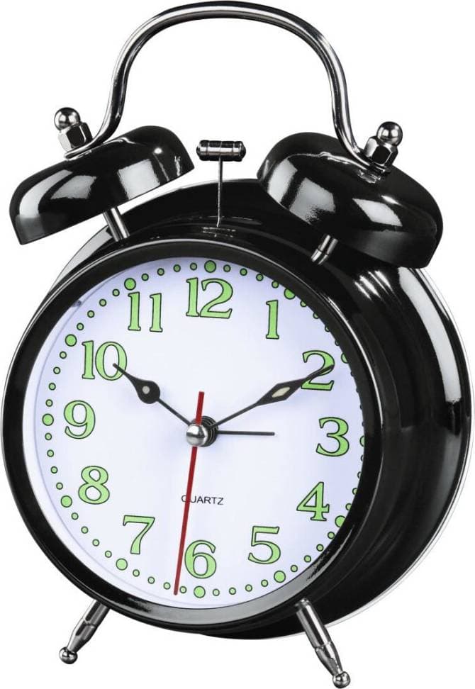 Hama Nostalgia Alarm Clock Black