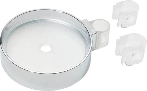 FM Mattsson Tvålkopp Krom Transparent Plast