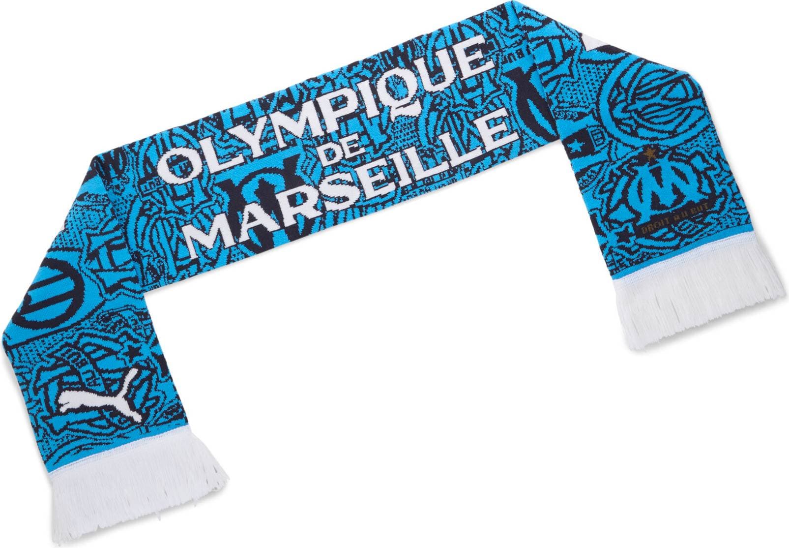 Puma Olympique de Marseille Essentials Scarf - Azure/White