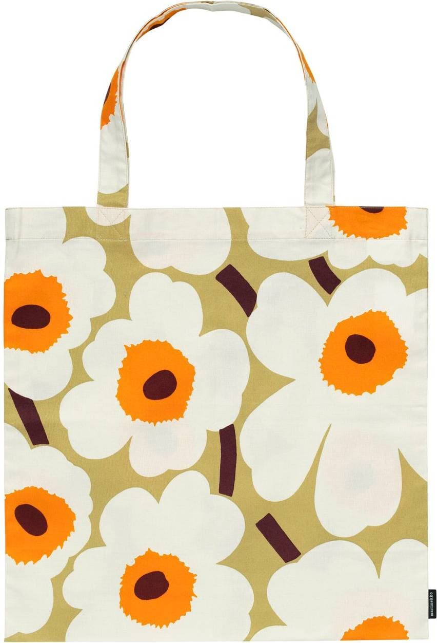 Marimekko Pieni Unikko Väska Beige Vit White Cream Warm