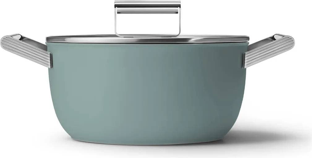 Smeg 50's Style Gryta Keramisk Ø24 cm Emerald Green