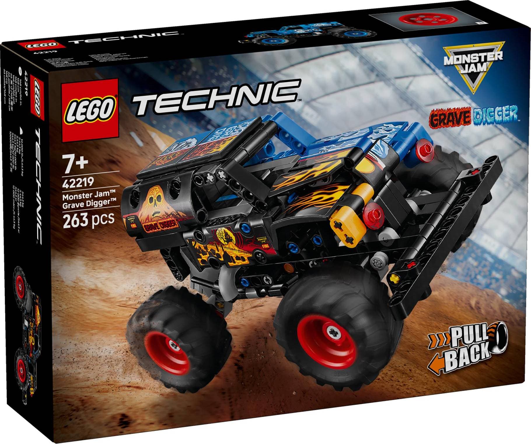LEGO Monster Jam Grave Digger Eld Och Is