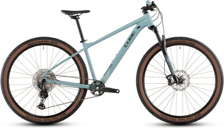 Cube Hardtail MTB Reaction SLX Tealgrey Black M 2026
