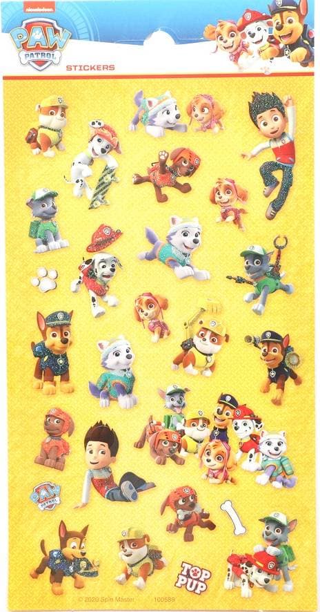 Adlibris Stickers Paw Patrol Glitter 1 Ark