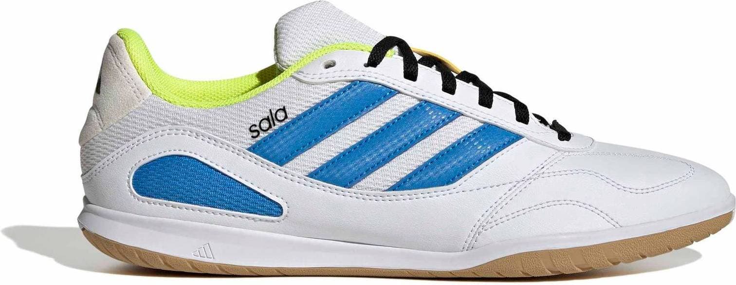 adidas Super Sala III IC Cloud White Lucid Ray Blue Solar Yellow
