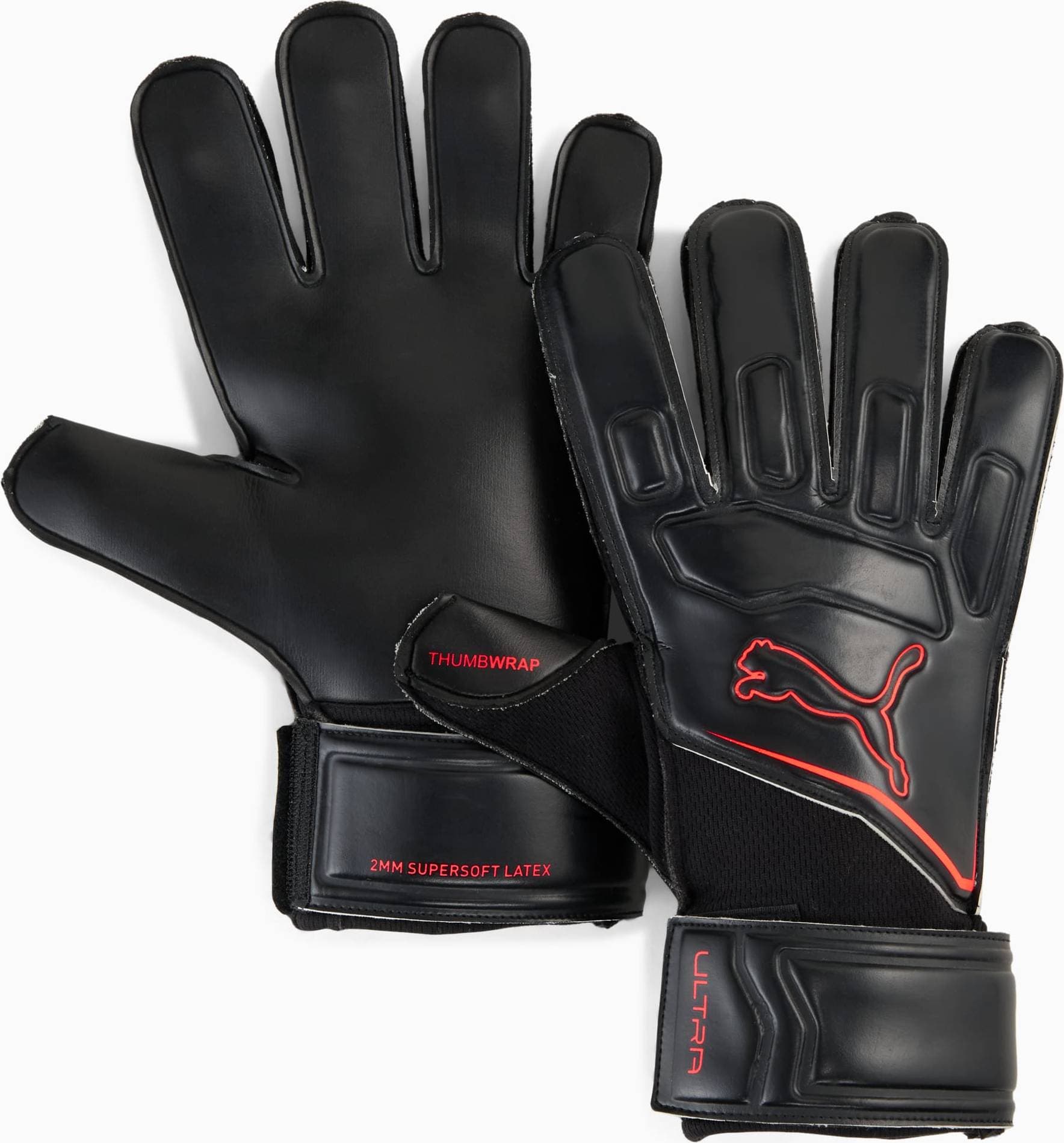 Puma Ultra Play Rc Målvaktshandskar - Black/Röd