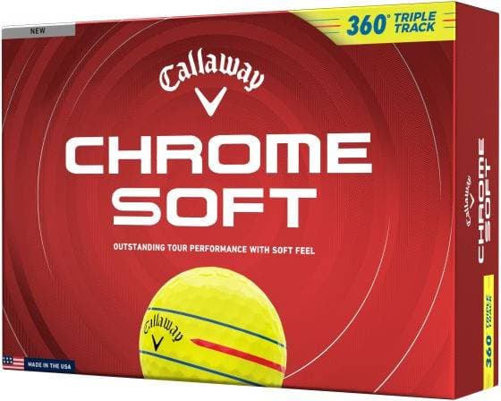 Callaway Chrome Soft Yellow 360 TripleTrack