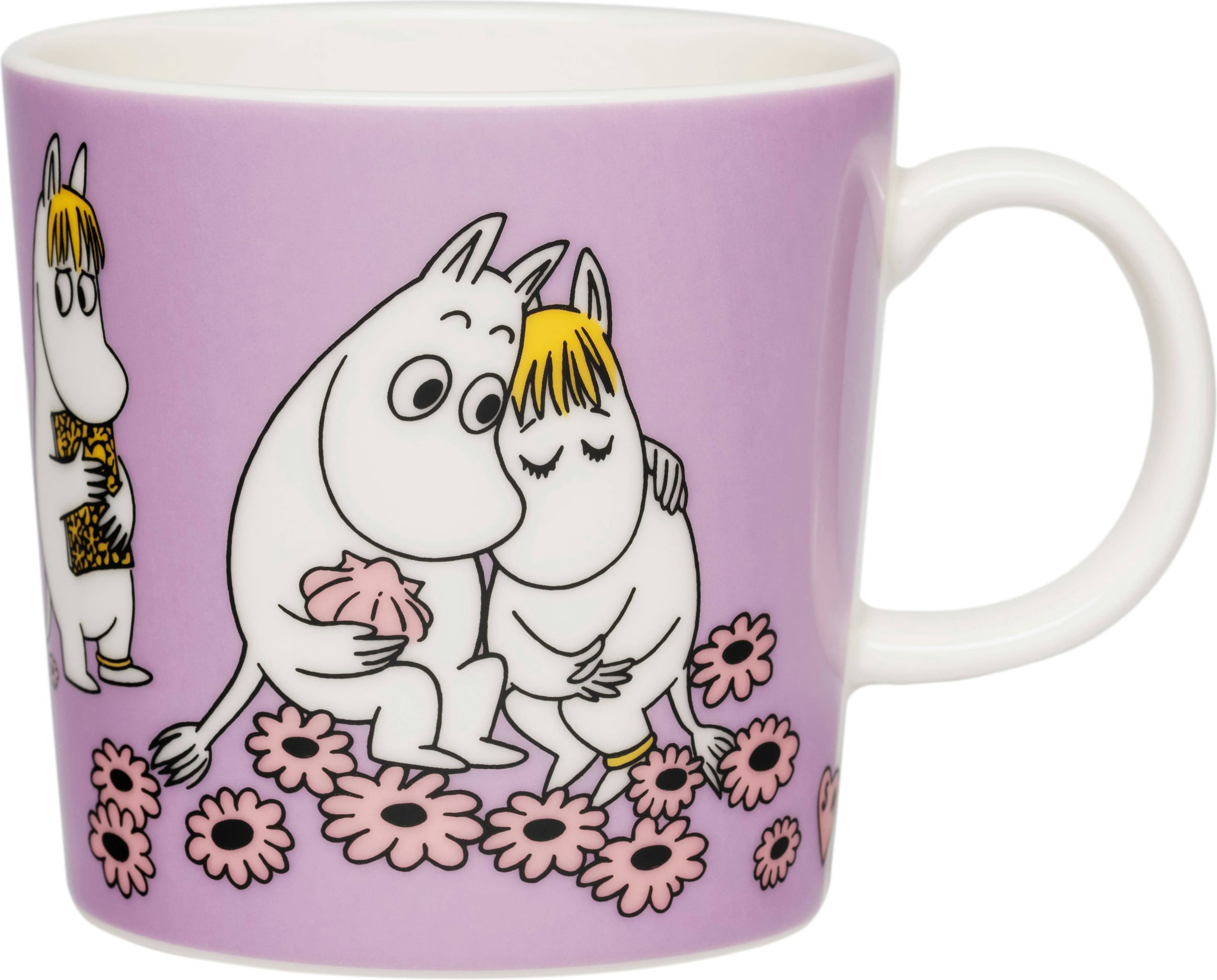 Moomin Arabia Muminmugg 30 cl Lila Vitroporslin Mugg