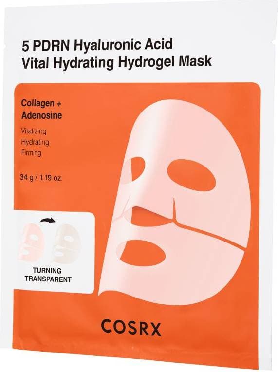 Cosrx Hyaluronic Acid Vital Hydrating Hydrogel Mask Set 34g 3 Sheets
