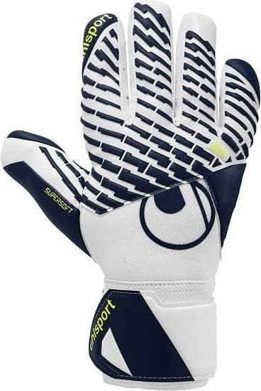 Uhlsport Målvaktshandske Fangmaschine Supersoft HN - Vit/Navy/Gul
