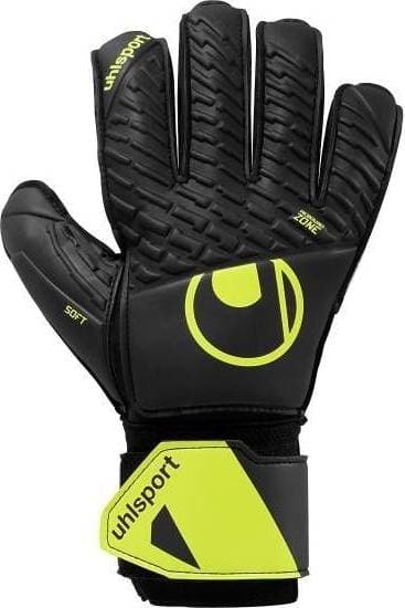 Uhlsport Målvaktshandske Fangmaschine Soft Flex Frame - Svart/Gul