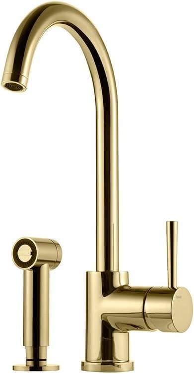 Tapwell EVO200 Köksblandare Med Handdusch Honey Gold