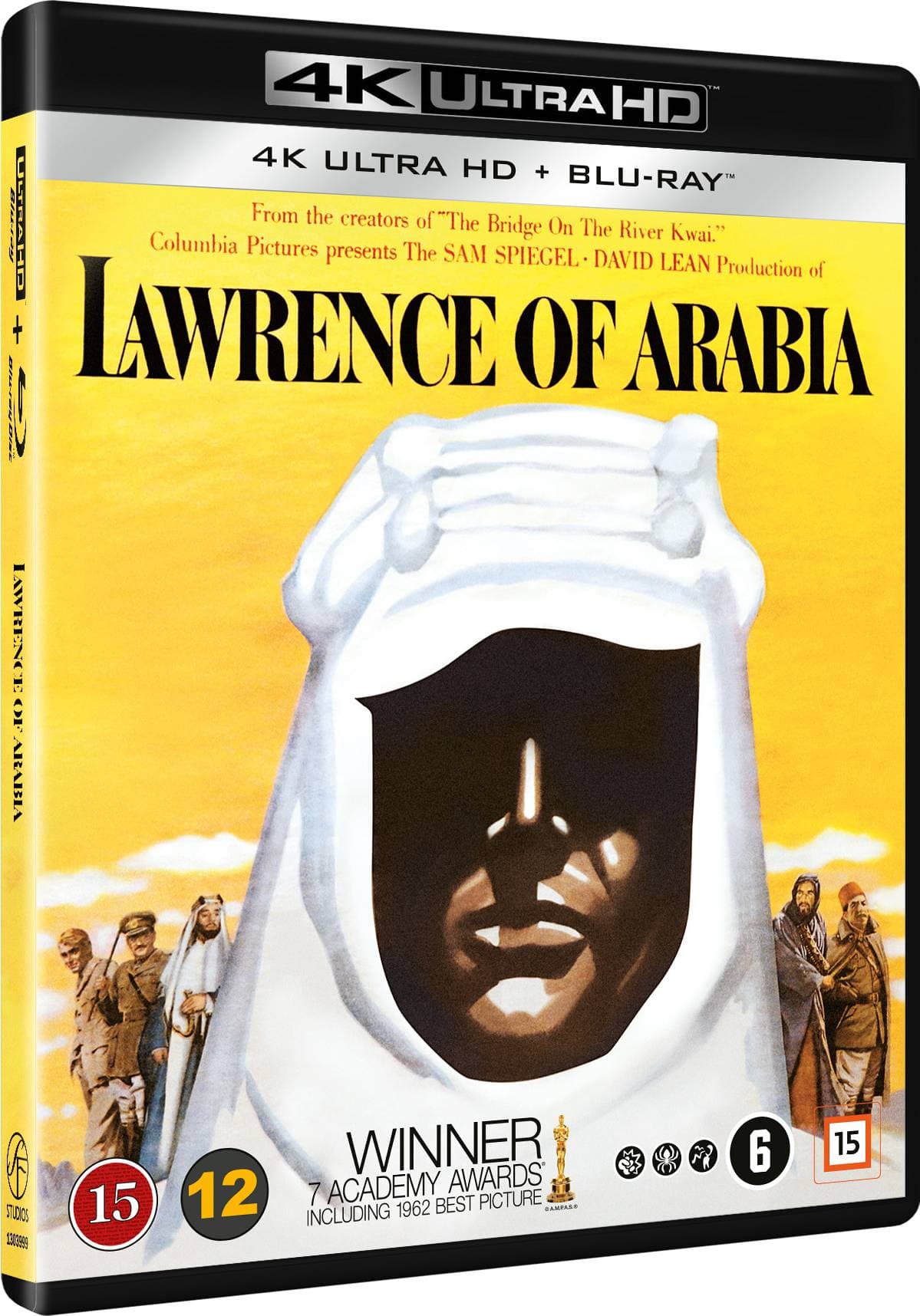 Lawrence of Arabia 4K Ultra HD Blu Ray Nordic 4 Disc Edition