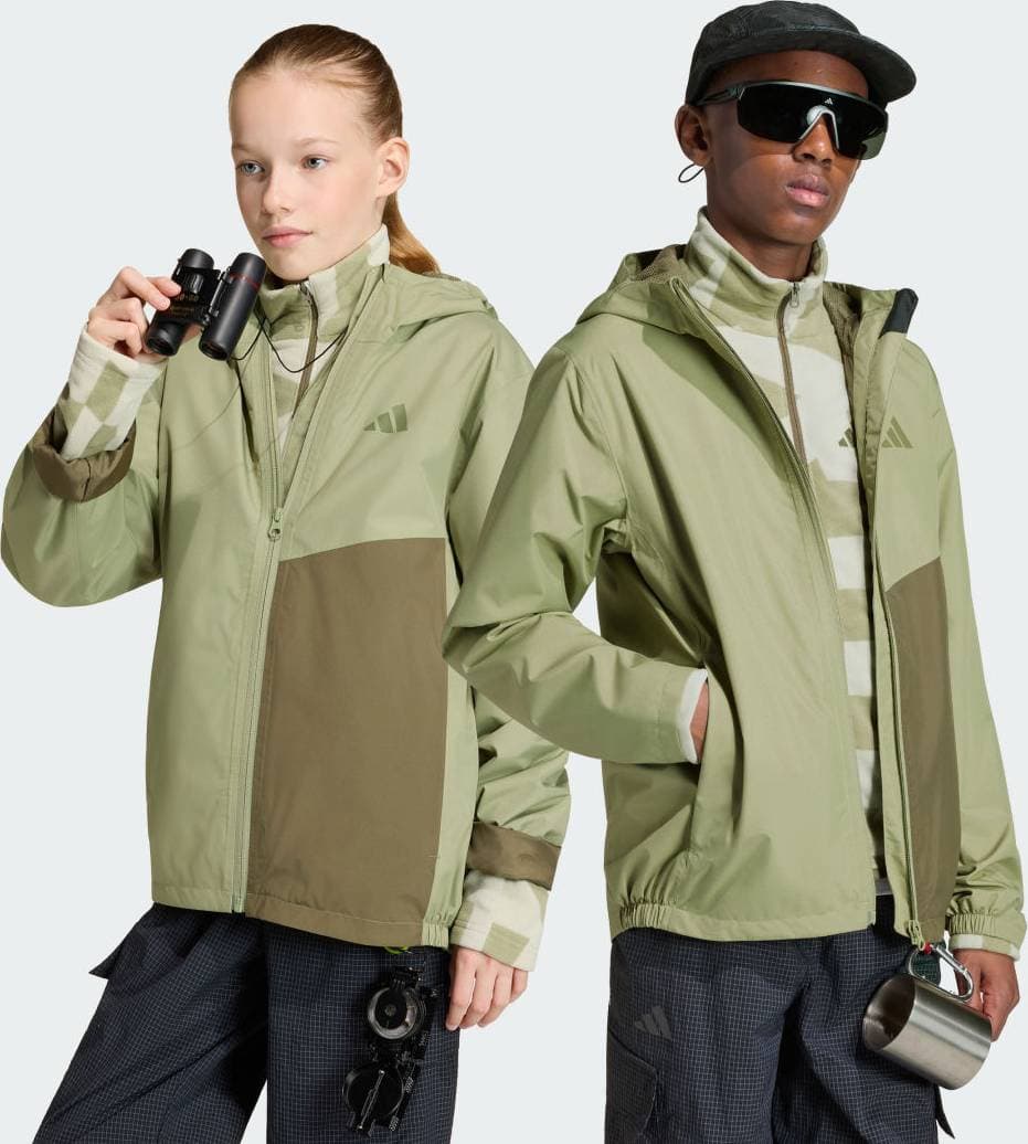 adidas Multi 2 Layer Climaproof Regenjacke - Tent Green/Olive Strata