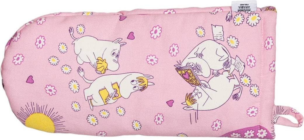 Moomin Arabia Förälskade Grytvante 15x34 cm Rosa Grytlapp Rosa