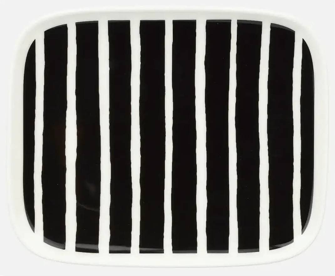 Marimekko Oiva Piccolo 12x15 cm Svart-Vit Assiett