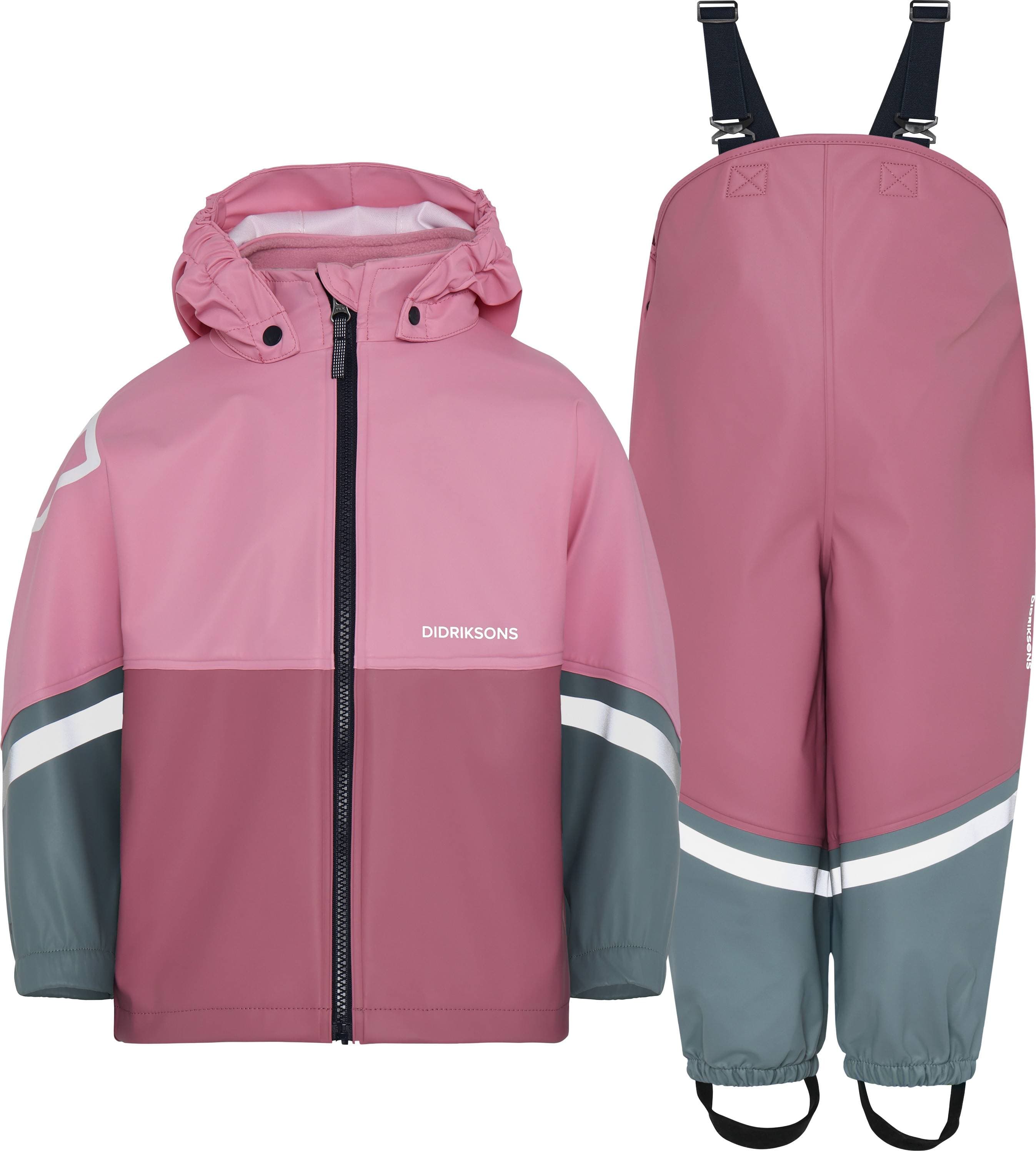 Didriksons Waterman Kids Waterman Set Light Heather Pink - Rosa