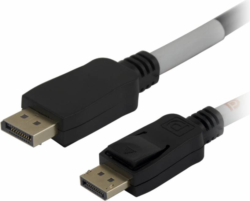 Deltaco DisplayPort Kabel 2.1a DP54 2 m 2m