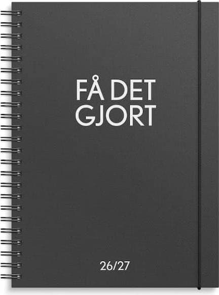 Burde Kalender Få Det Gjort A5 26 27