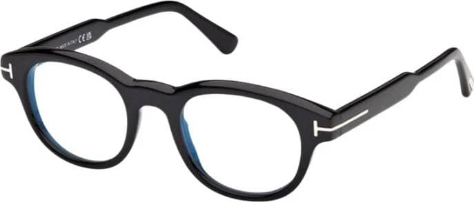 Tom Ford FT6121-B 001 Blåa-Light Block 47 Svarta Glasögon