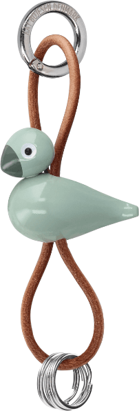 Kay Bojesen Denmark Minifågel Läder Grön