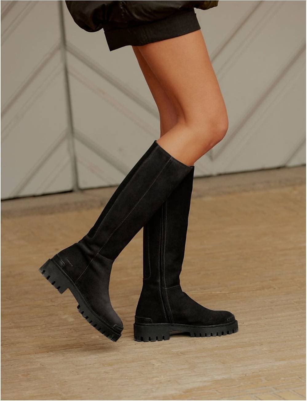 Angulus Boots Flat Brun