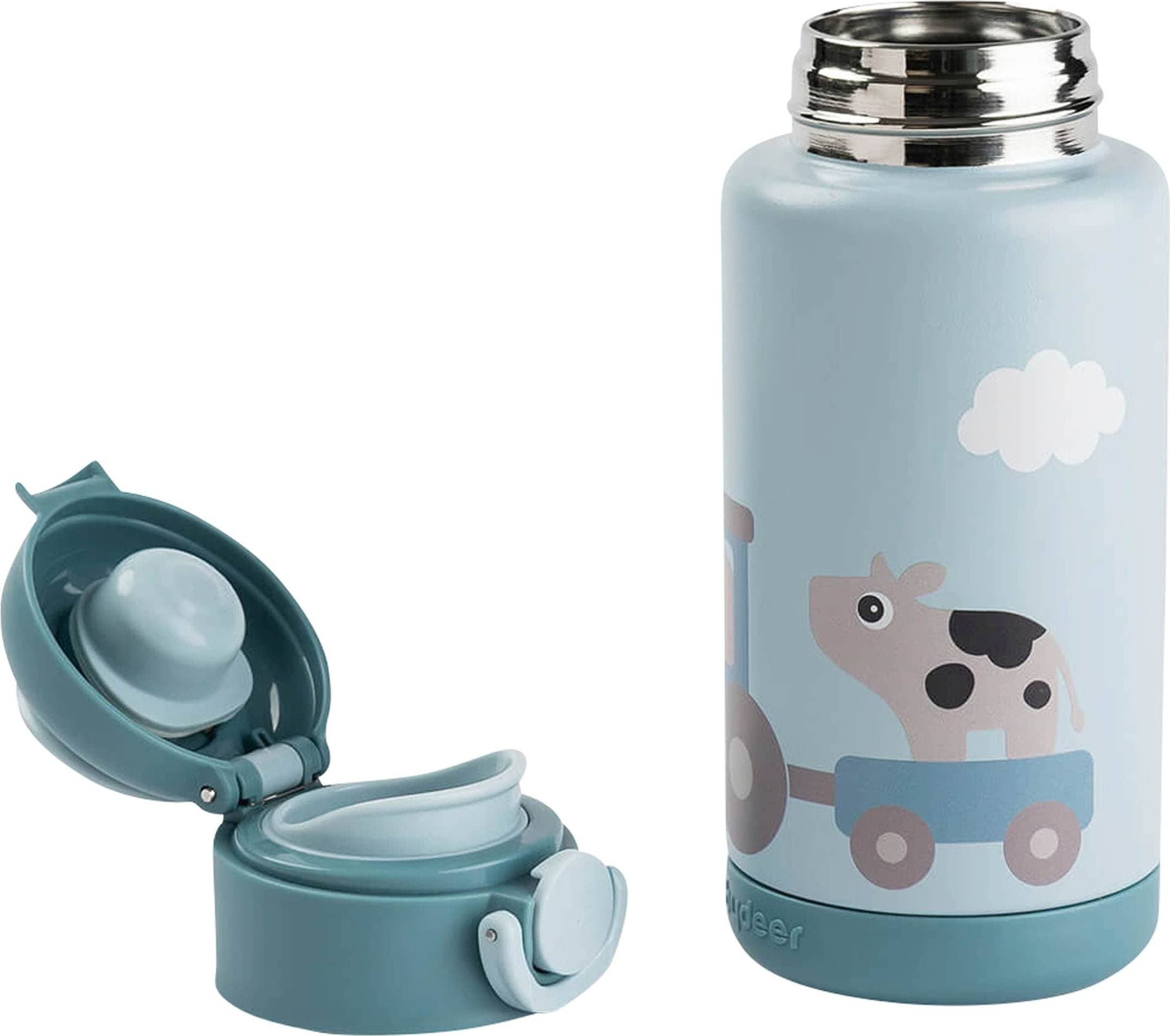 Done by Deer Tiny Farm Vattenflaska Blue 340 ml