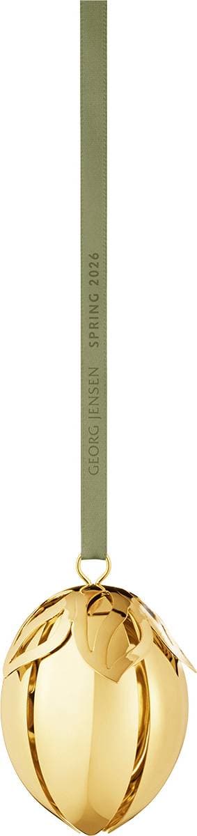 Georg Jensen Vår 2026 Ägg 18K Guldpläterat Stål Påskdekoration