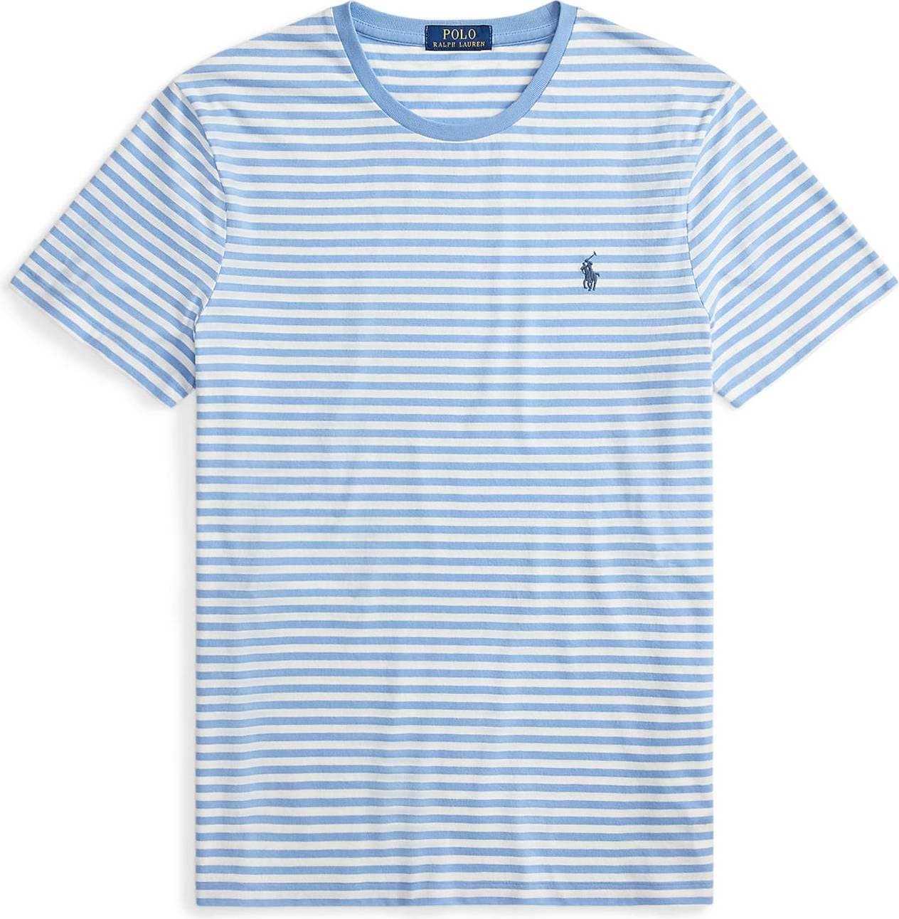 Polo Ralph Lauren Custom Slim Fit Striped Jersey T-Shirt - Blå
