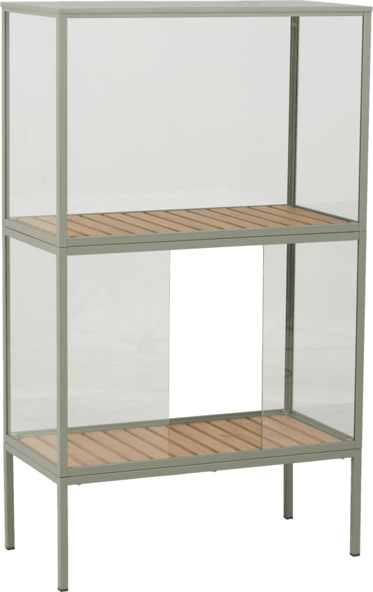 Brafab Grower Greens Växtskåp Dusty Green H137 cm Grön Aluminium