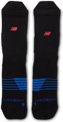 New Balance Unisex Basketball Crew Strumpor Nylon - Svart/Blå
